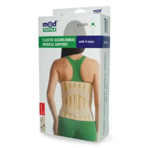 CEINTURE LOMBAIRE 4 BANDES MED TEXTILE RÉF 3011 M