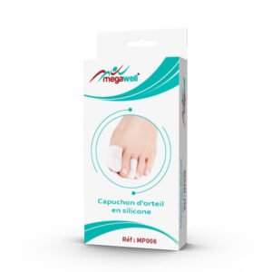 CAPUCHON D'ORTEIL EN PUR GEL MEGAWELL MP008