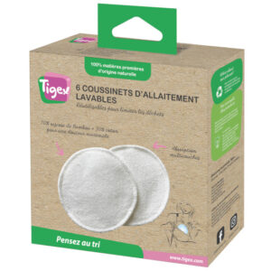 COUSSINETS D'ALLAITEMENT LAVABLES TIGEX
